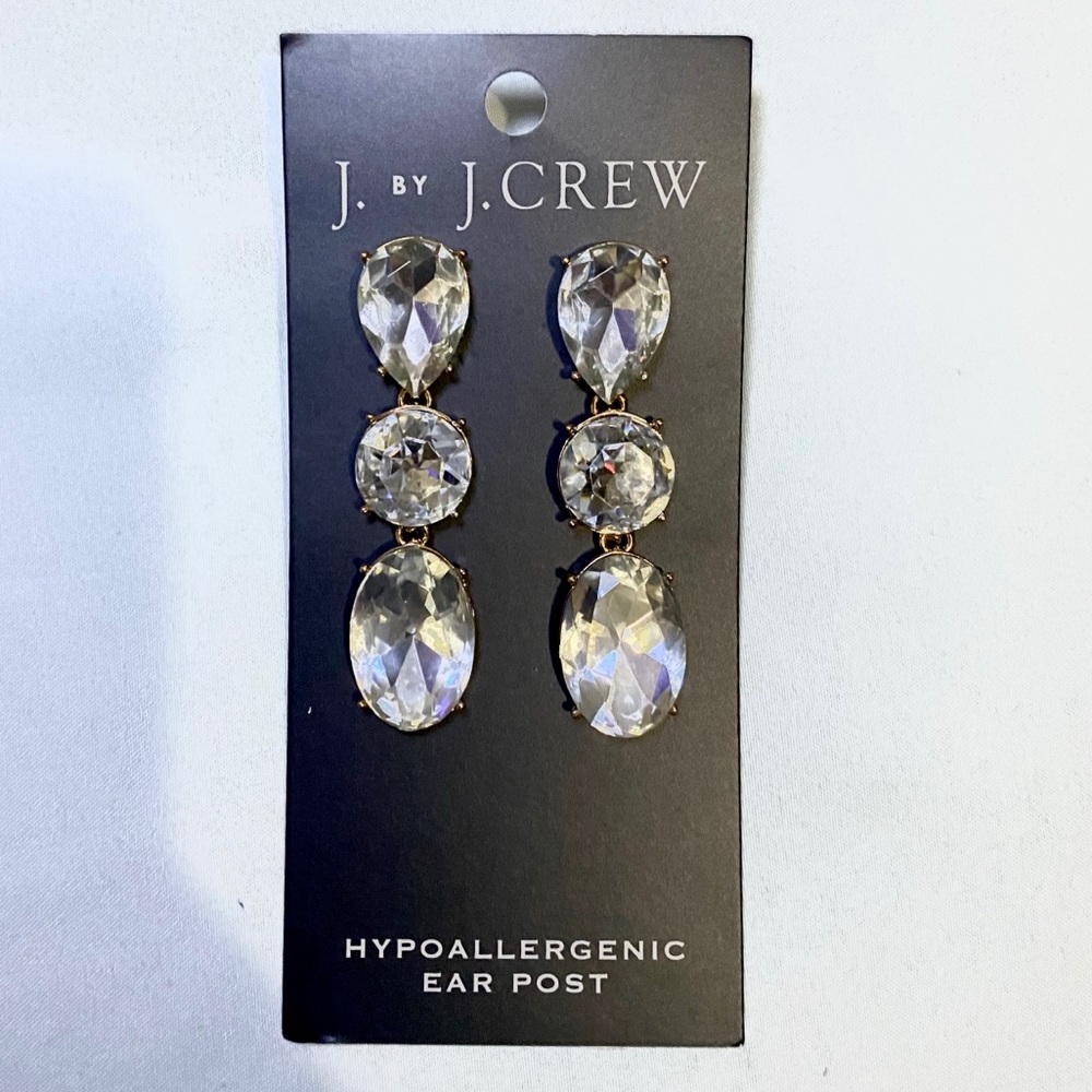 Clear Dangle Earrings